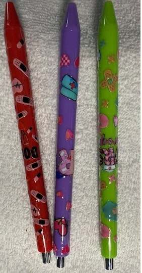 Plastic Pens / Wrapped NO BEADS