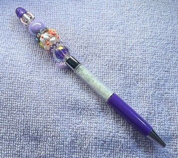 Fillable Base Beaded Pens