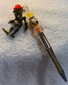 Pens and Key Chains with 3D Printed Characters