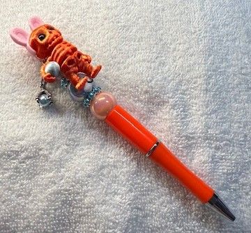 Pens and Key Chains with 3D Printed Characters
