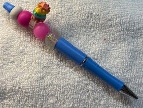 Pens and Key Chains with 3D Printed Characters