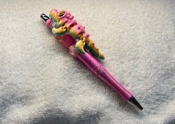 Pens and Key Chains with 3D Printed Characters
