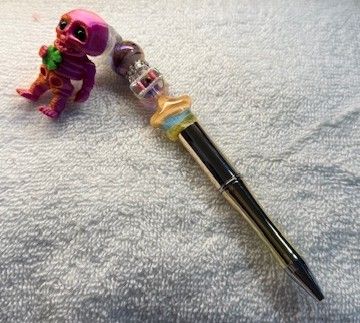 Pens and Key Chains with 3D Printed Characters