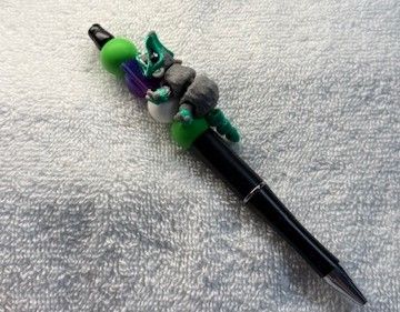 Pens and Key Chains with 3D Printed Characters
