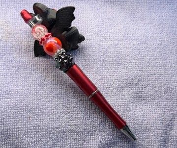 Pens and Key Chains with 3D Printed Characters