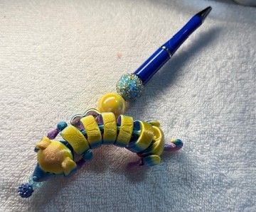 Pens and Key Chains with 3D Printed Characters