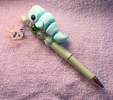 Pens and Key Chains with 3D Printed Characters