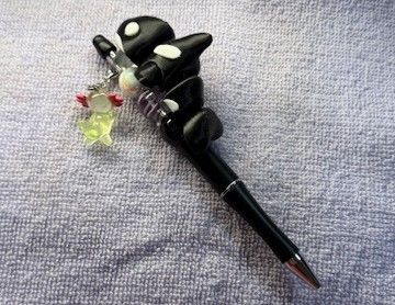 Pens and Key Chains with 3D Printed Characters