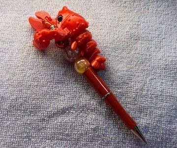 Pens and Key Chains with 3D Printed Characters