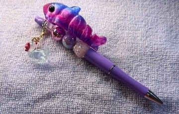 Pens and Key Chains with 3D Printed Characters