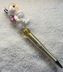 Pens and Key Chains with 3D Printed Characters