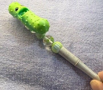 Pens and Key Chains with 3D Printed Characters