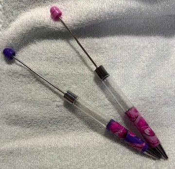 Beadable, Fillable, Wrappable Ink Pens