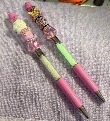 Beadable, Fillable, Wrappable Ink Pens