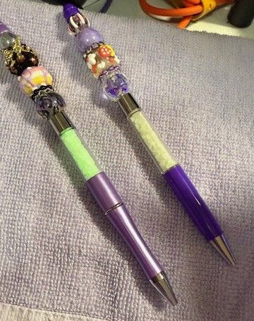 Beadable, Fillable, Wrappable Ink Pens