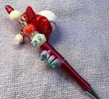 Pens and Key Chains with 3D Printed Characters