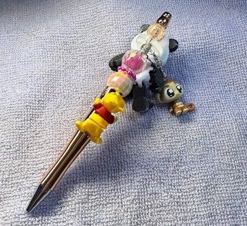 Pens and Key Chains with 3D Printed Characters