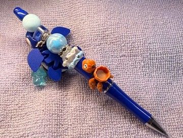 Pens and Key Chains with 3D Printed Characters