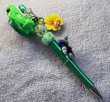 Pens and Key Chains with 3D Printed Characters