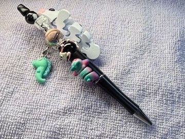 Pens and Key Chains with 3D Printed Characters
