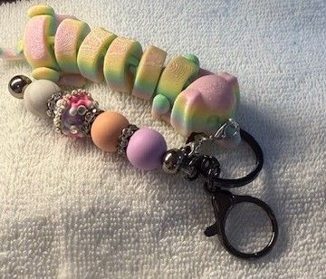 Pens and Key Chains with 3D Printed Characters