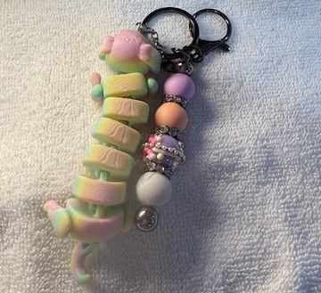 Pens and Key Chains with 3D Printed Characters