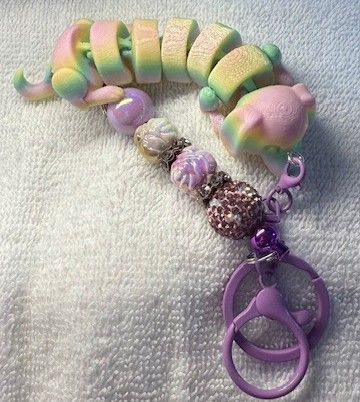 Pens and Key Chains with 3D Printed Characters