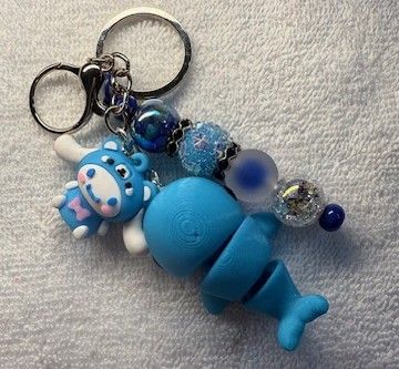 Pens and Key Chains with 3D Printed Characters