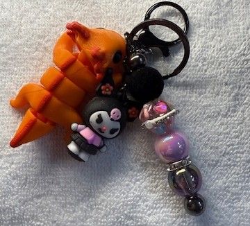 Pens and Key Chains with 3D Printed Characters