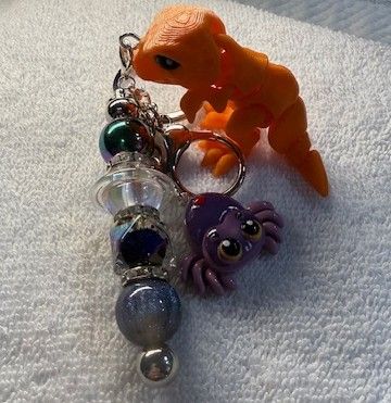 Pens and Key Chains with 3D Printed Characters