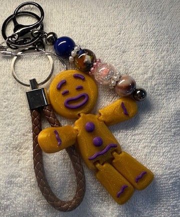 Pens and Key Chains with 3D Printed Characters