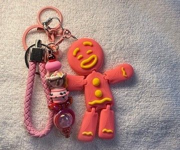 Pens and Key Chains with 3D Printed Characters