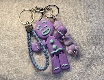 Pens and Key Chains with 3D Printed Characters