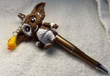 Pens and Key Chains with 3D Printed Characters