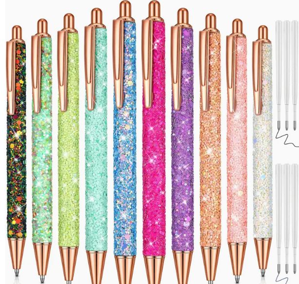 Glitter Pens - Retractable