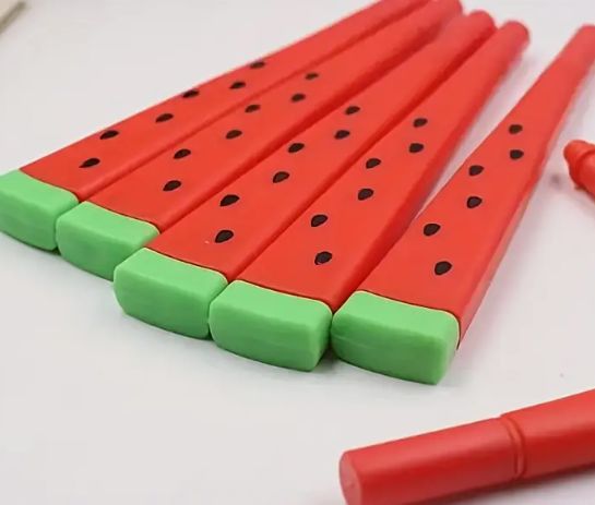 Cartoon Gel Watermelon slice Pen