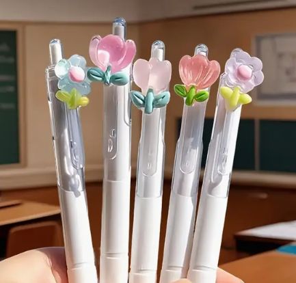Floral Ballpoint Pen for Students