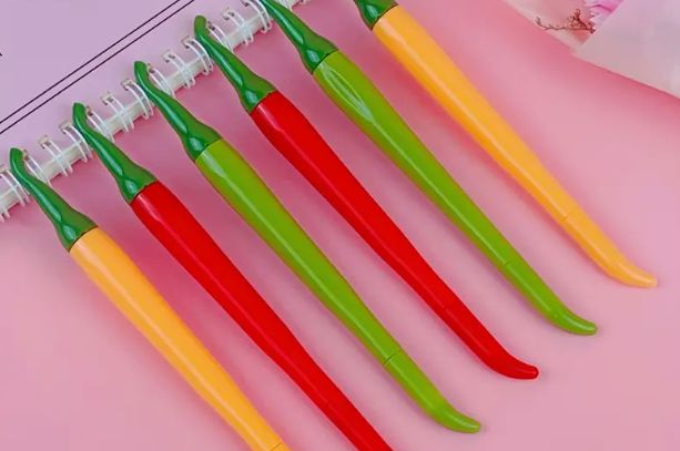 Creative Chili-Shaped Gel Pens
