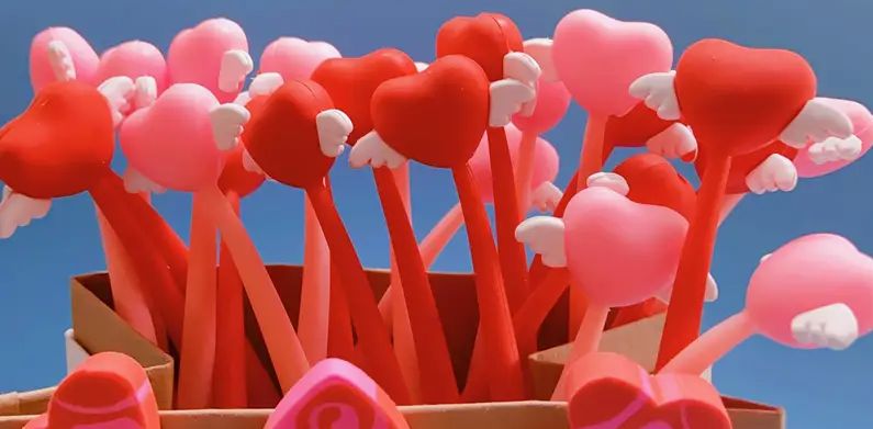 ​Heart-Shaped Jelly Pens