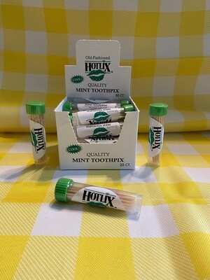 Hotlix Mint Toothpick Tube