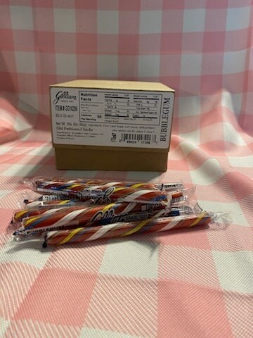 Gilliam&#39;s Old Fashioned Candy Sticks Bubble Gum