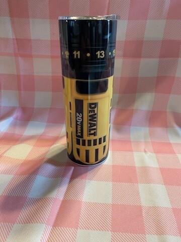 Drill Brand - Stainless Steel Sublimated Tumbler - 20 oz