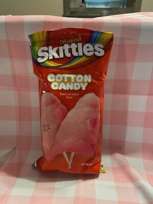 Skittles Cotton Candy 3 oz bag Real Cotton Candy Hand Spun