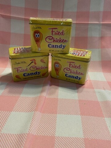 Archie McPhee Fried Chicken Candy Tin