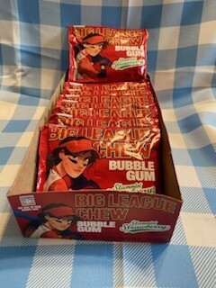 Big League Chew Slamming&#39; Strawberry Bubble Gum