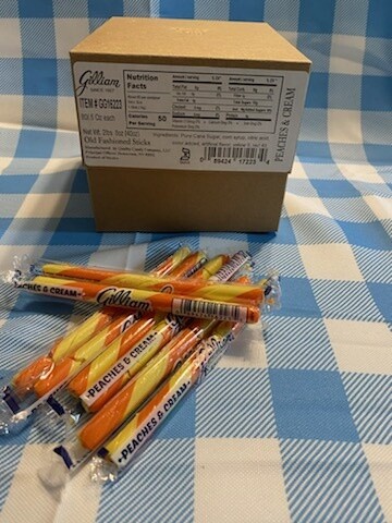 Gilliam&#39;s Old Fashioned Candy Sticks Peaches &amp; Cream