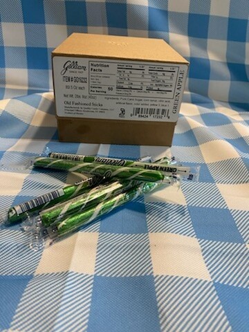 Gilliam&#39;s Old Fashioned Candy Sticks Green Apple