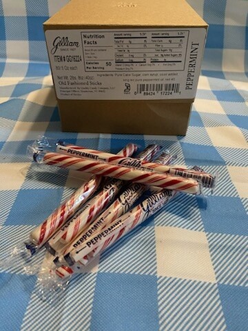 Gilliam&#39;s Old Fashioned Candy Sticks Peppermint