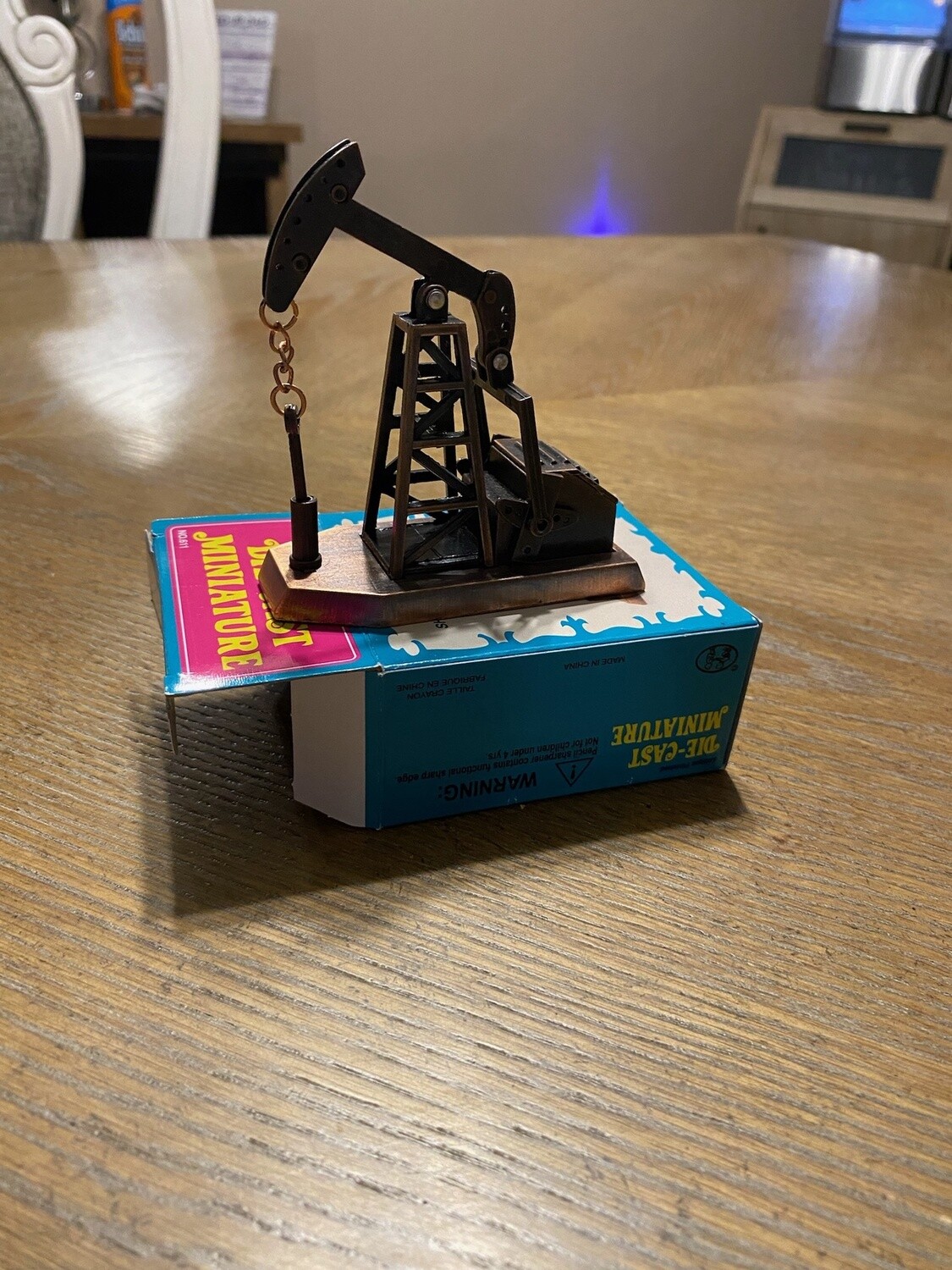 Oilfield Oil Pump Jack Rig Die Cast Pencil Sharpener