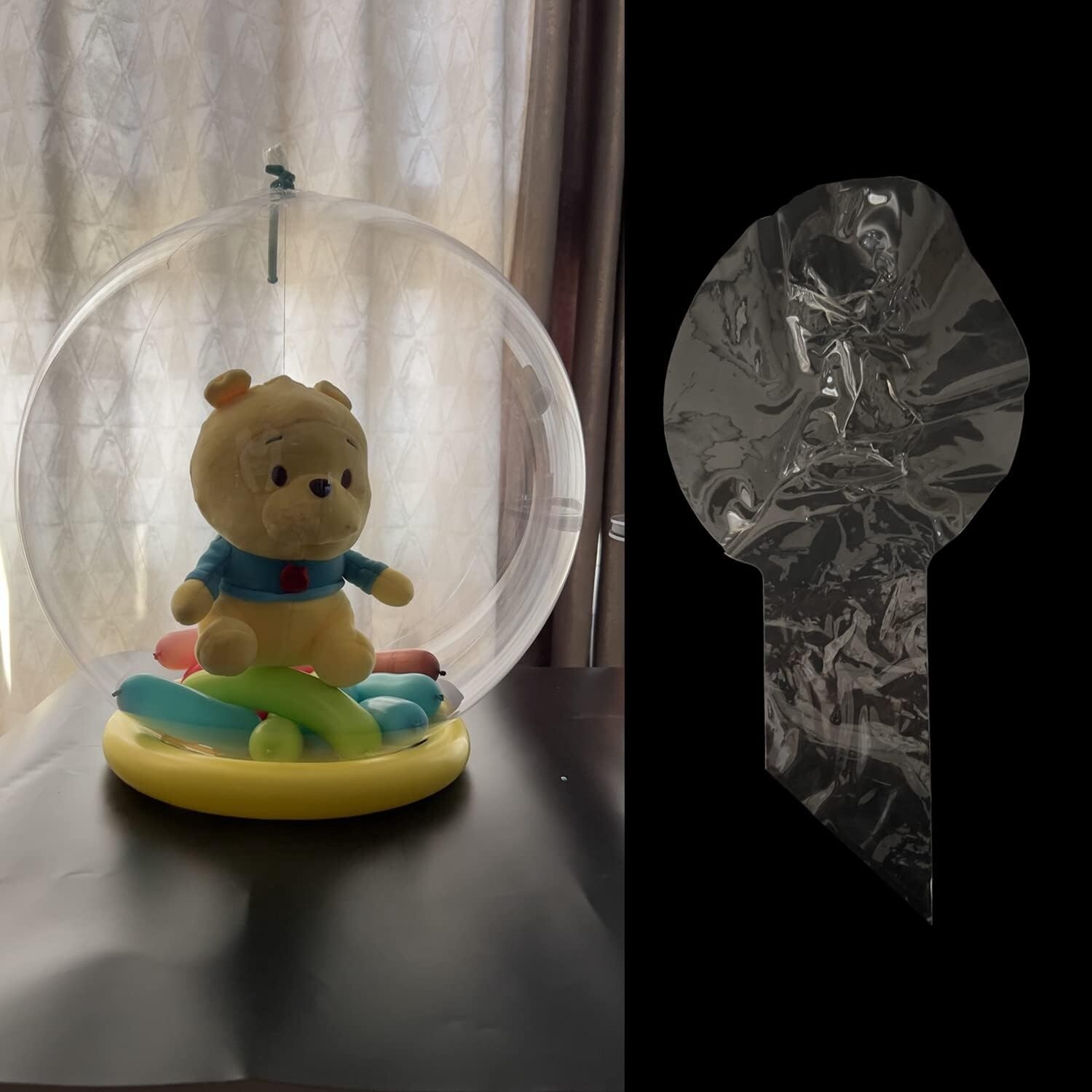 Wide Neck Clear Balloons for Stuffing 24 inch Pre Stretched